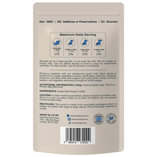 Goats Milk Powder for Dogs | Makes Twelve Pints