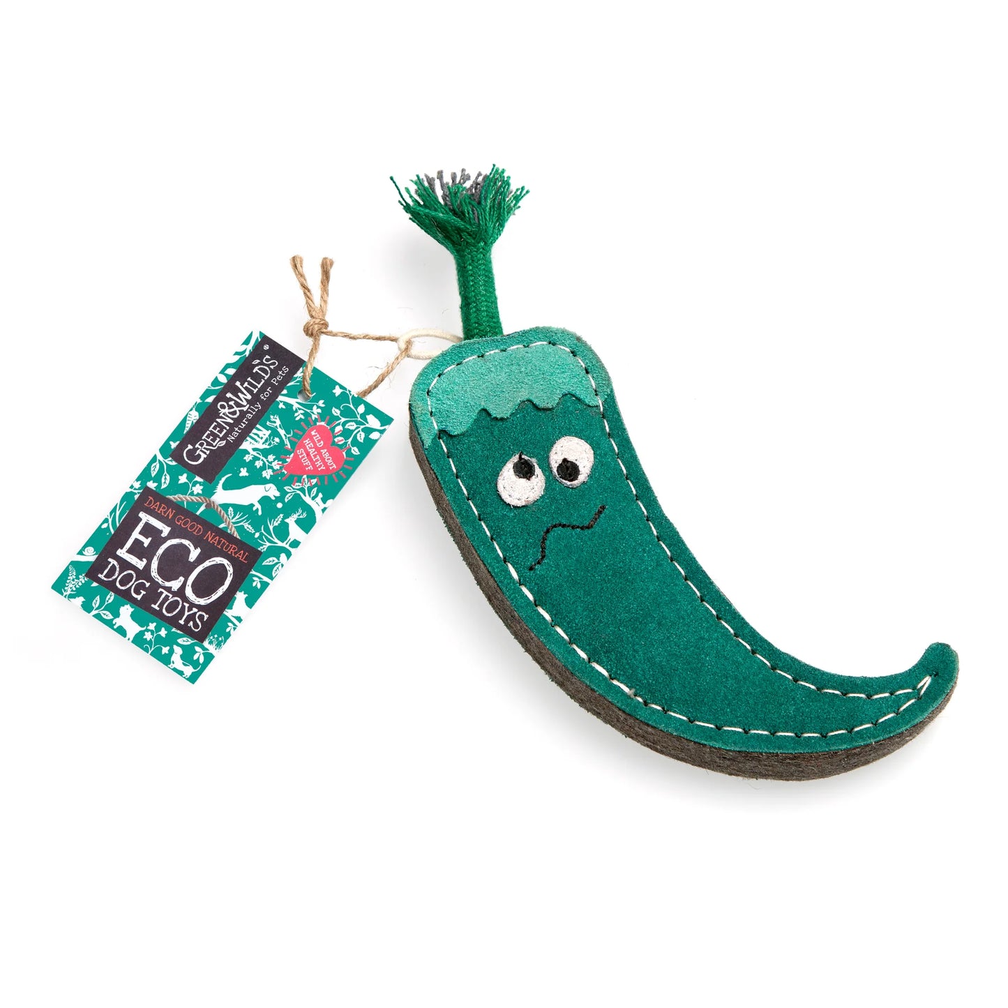 Juan the jalapeno eco dog toy