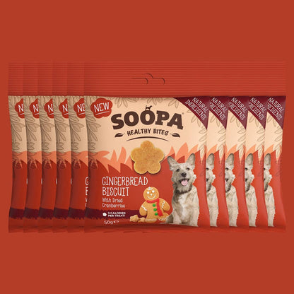 Gingerbread Biscuit Dog Treats : Single Pack
