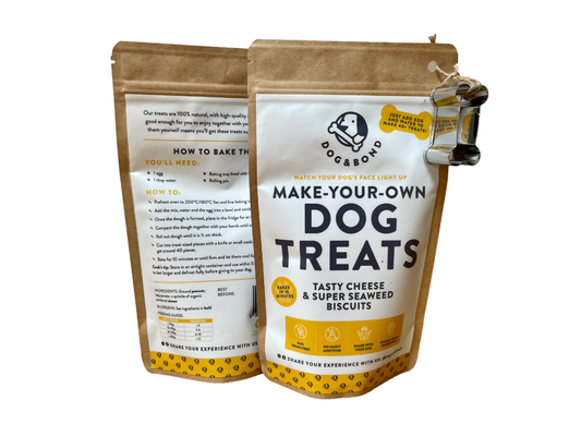 Make-Your-Own Dog Treats |Cheese & Super Seaweed