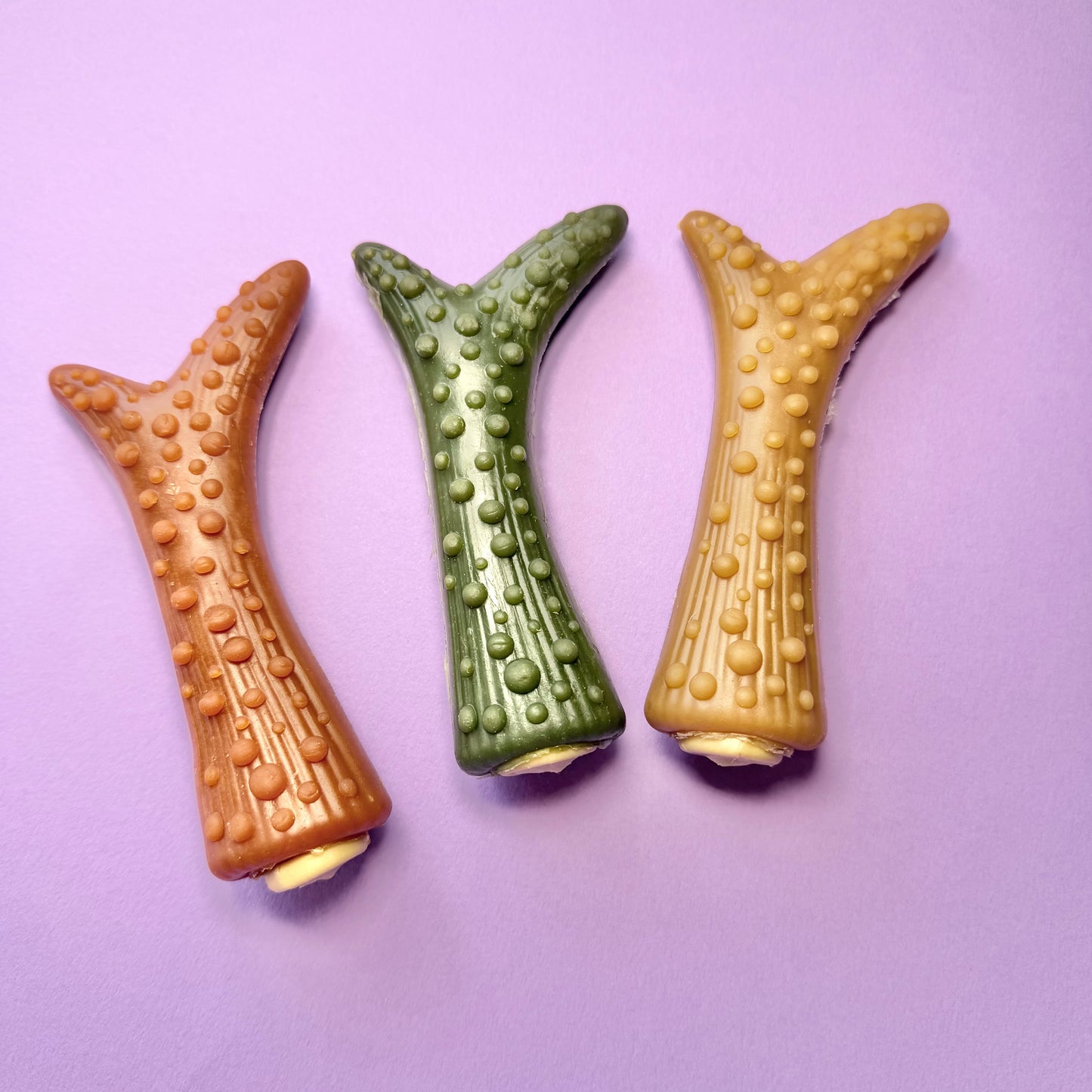 Veggie filled antler