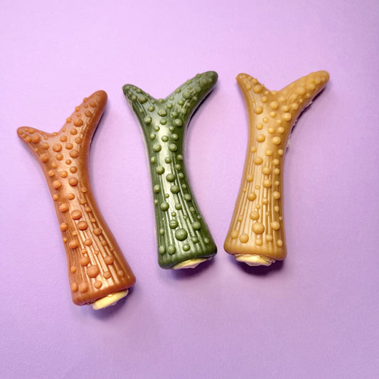 Veggie filled antler