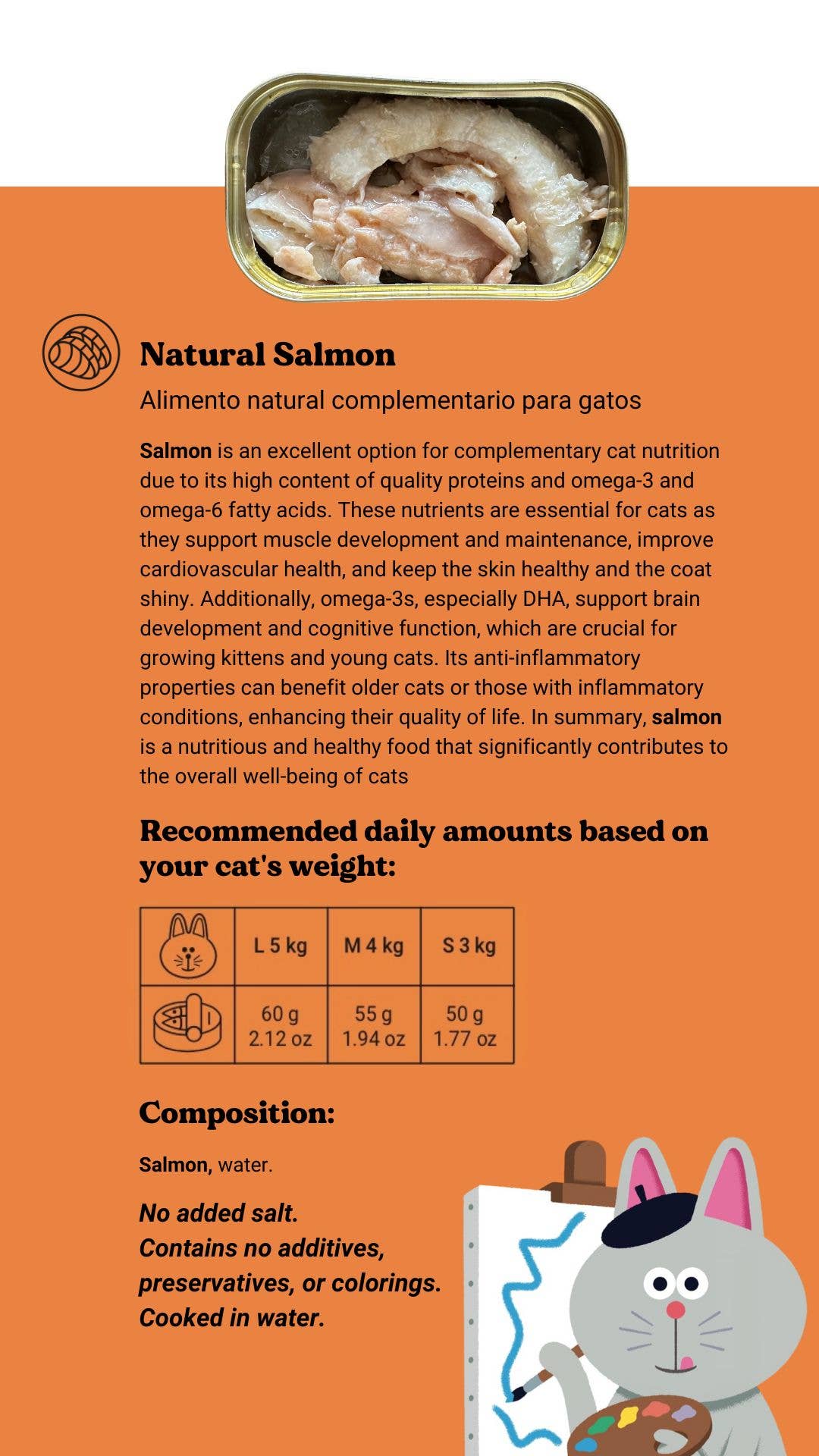 Natural salmon - Cats