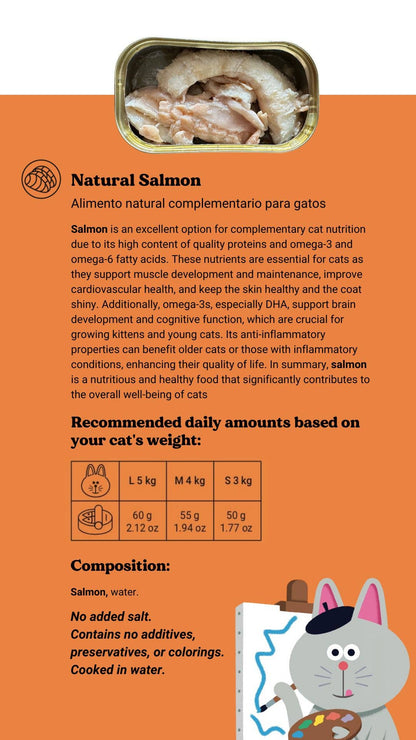 Natural salmon - Cats