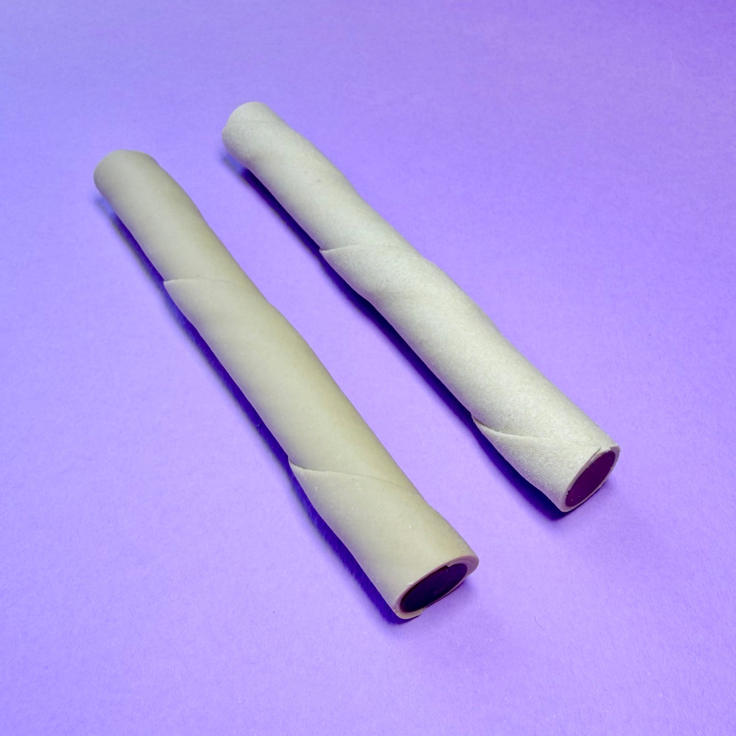Veggie filled tube twists