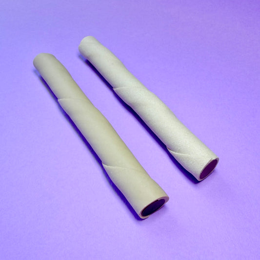 Veggie filled tube twists