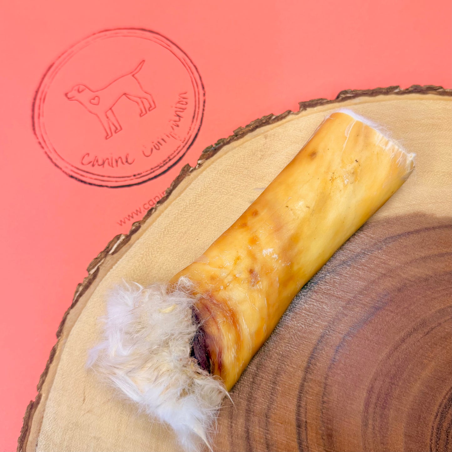 Rabbit Skin Roll (Fur on) 15cm