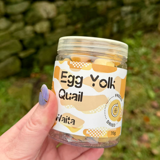 Quail egg yolks