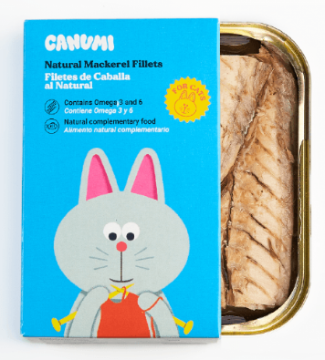 Natural Mackerel Fillets for Cats