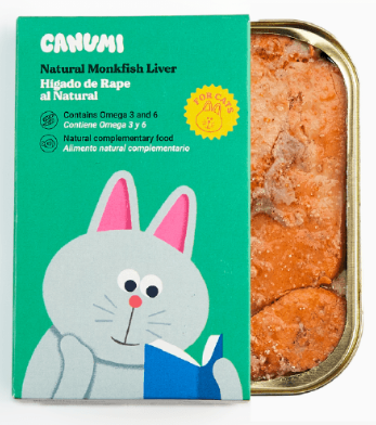 Natural monkfish liver - Cats