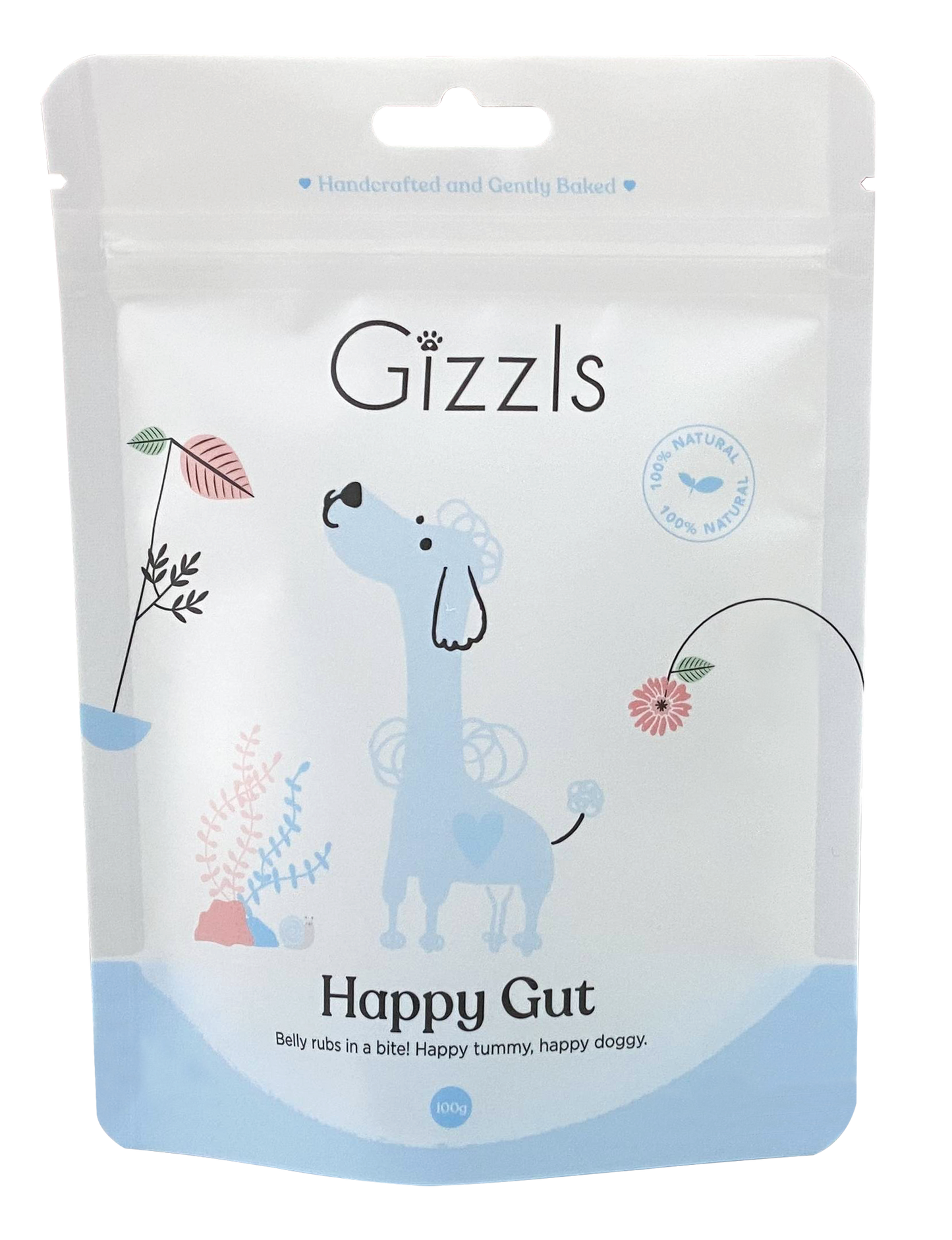 Gizzls Happy Gut Dog Treats