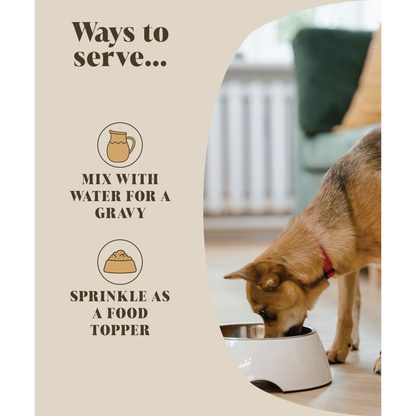 Bone Broth for Dogs | Dog Gravy Food Topper for Picky Eaters
