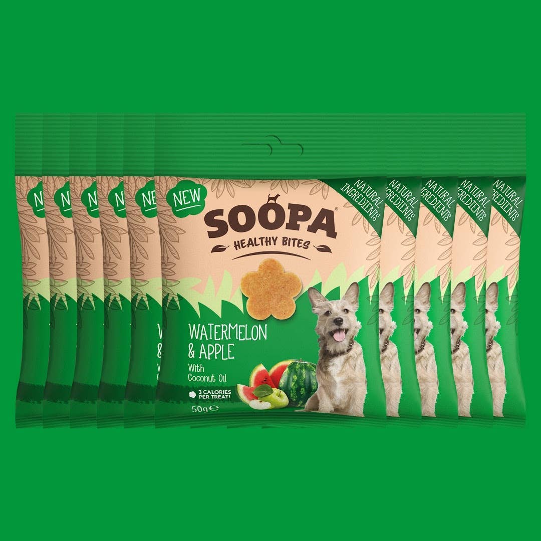 Watermelon & Apple Dog Treats: Single Pack