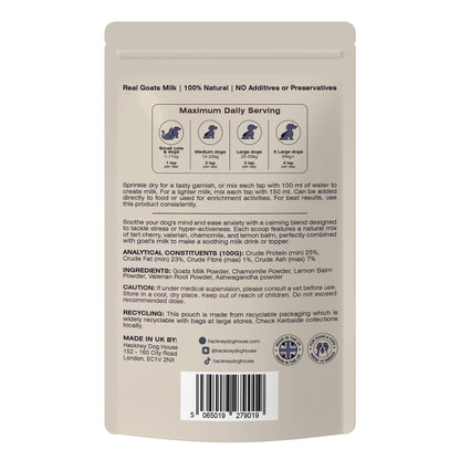 Calming Goats Milk Powder for Dogs | Makes Twelve Pints