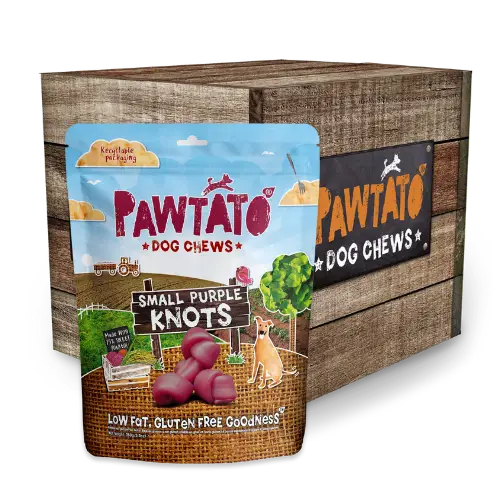 Pawtato Purple Knots Small